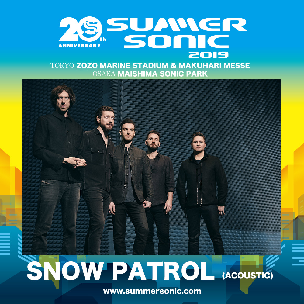 NEW SHOWS AUGUST JAPAN Snow Patrol